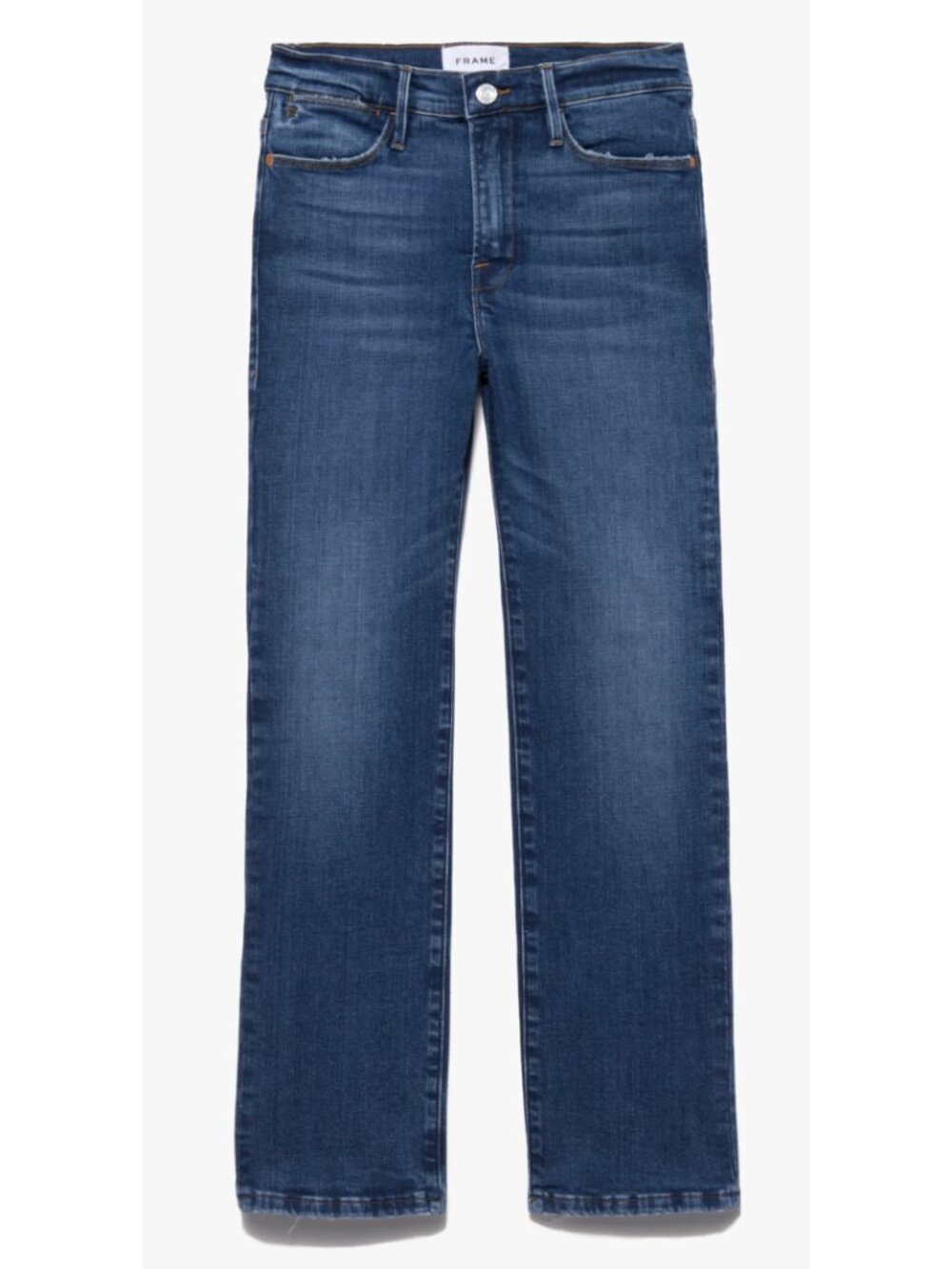 Frame Denim High Rise Straight Jeans